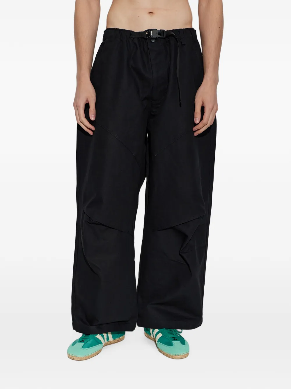 adidas x Equipment broek met wijde pijpen Zwart
