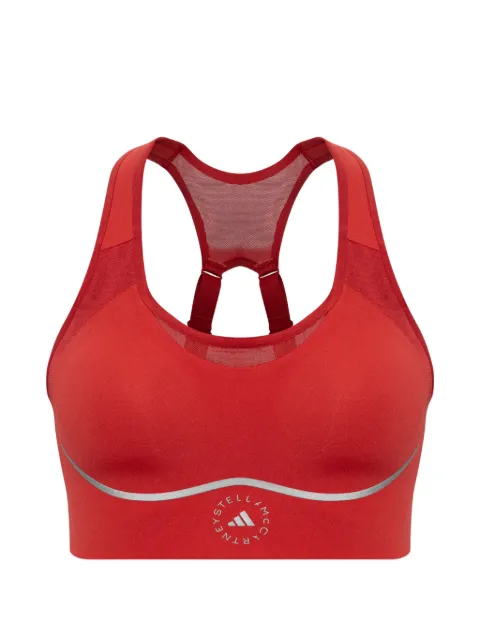 adidas by Stella McCartney x adidas by Stella McCartney mesh-panelled logo-print sports bra