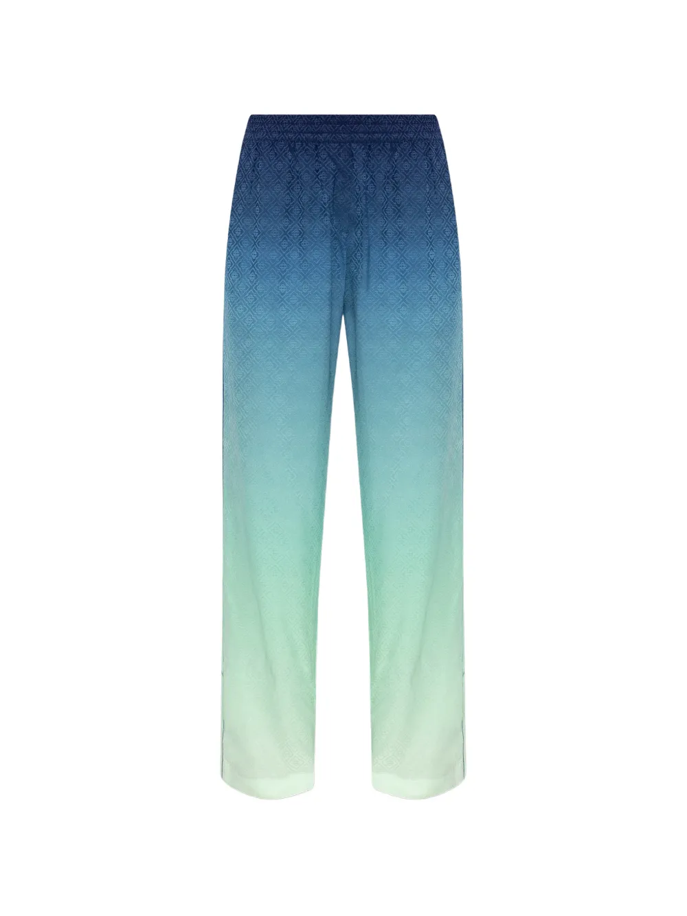 Casablanca gradient monogram-pattern trousers - Blu