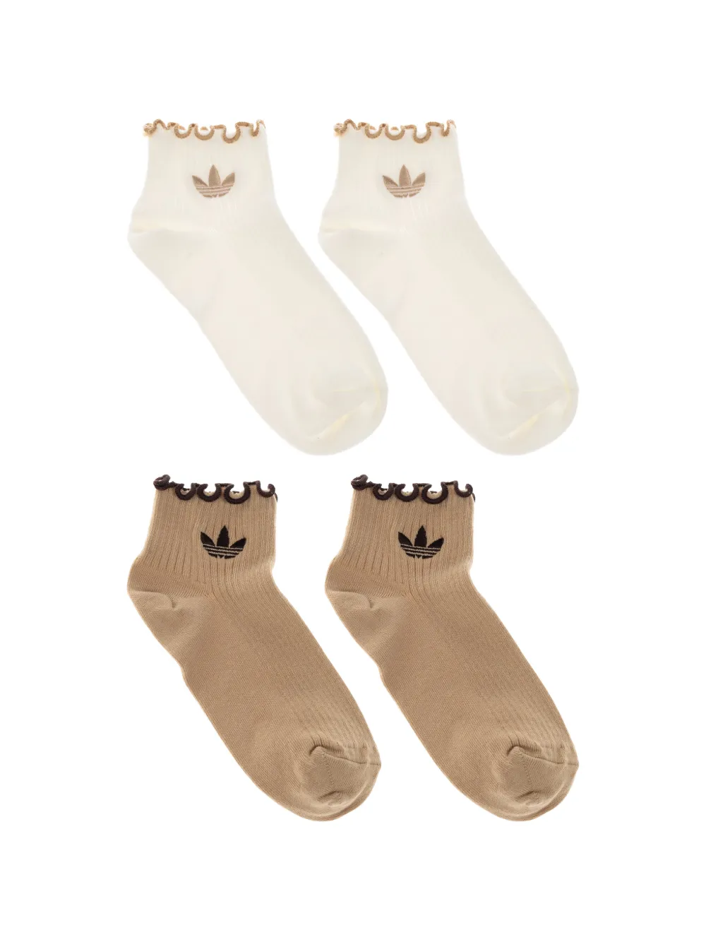 adidas Calzini con ruches (2 pezzi) - Toni neutri
