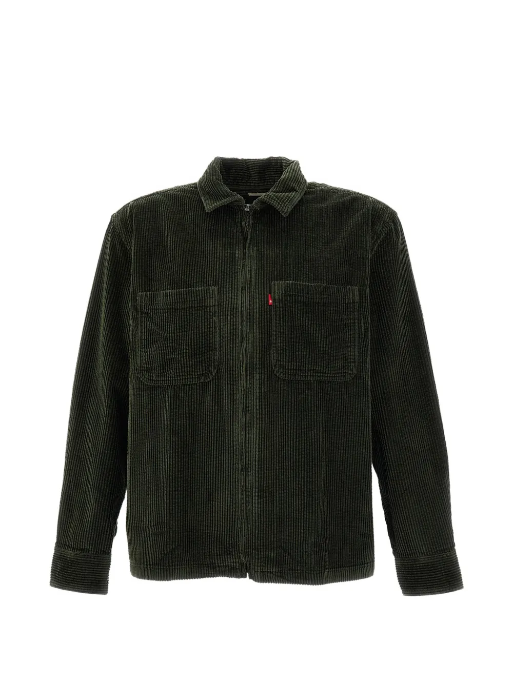 Levi's Ports corduroy zip-up shirt - Verde