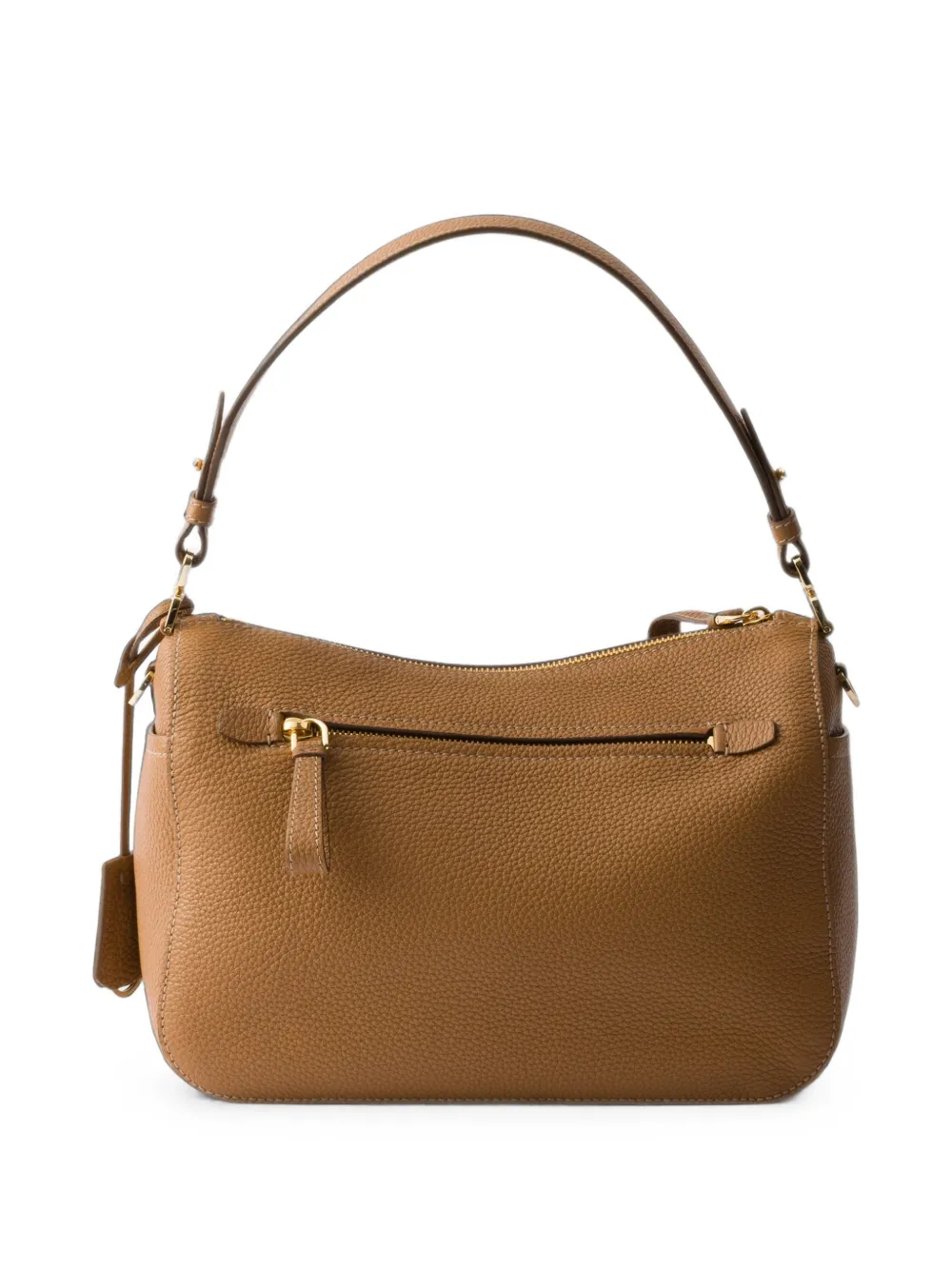 Prada Leren schoudertas Bruin