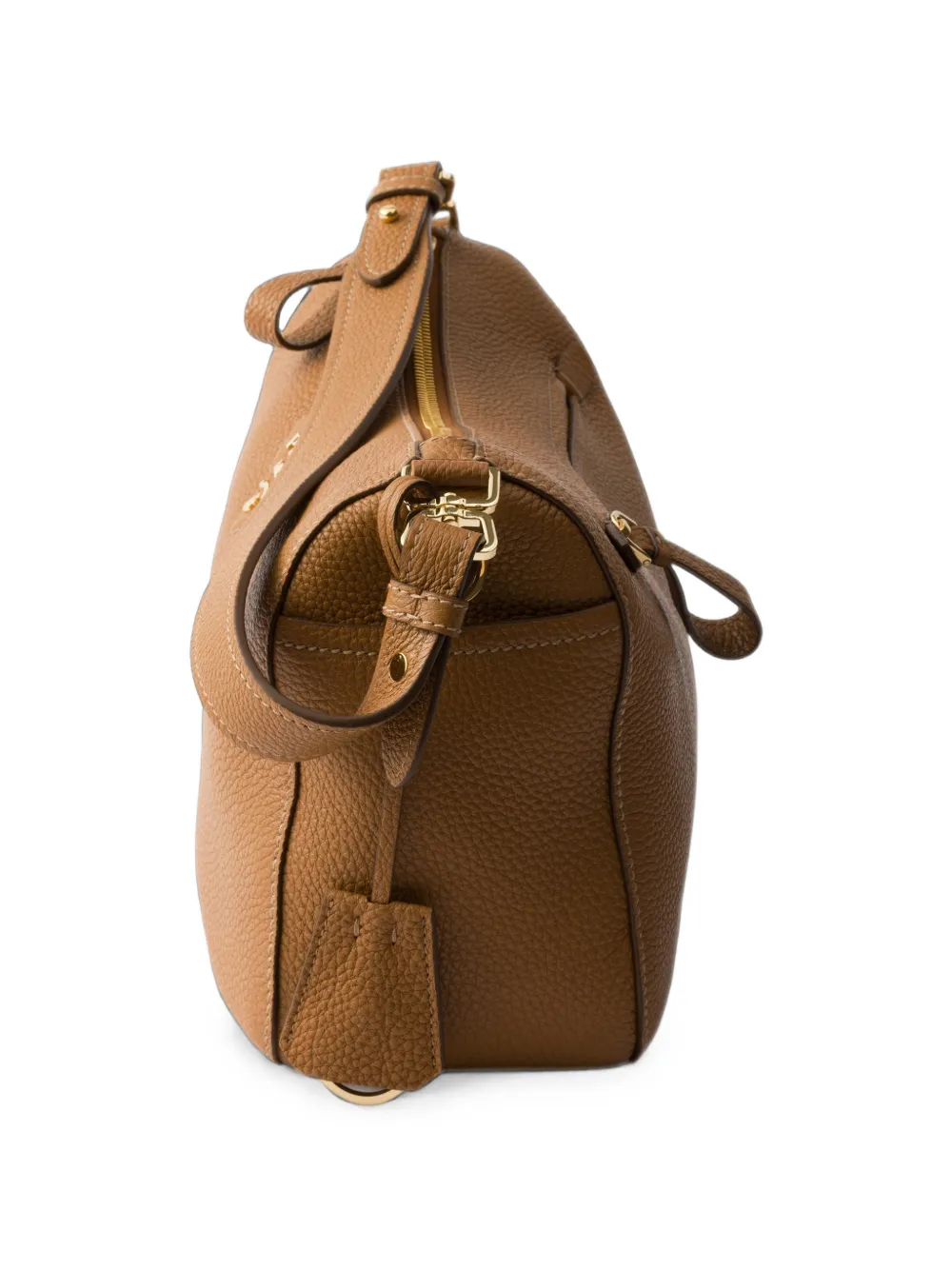 Prada Leren schoudertas Bruin