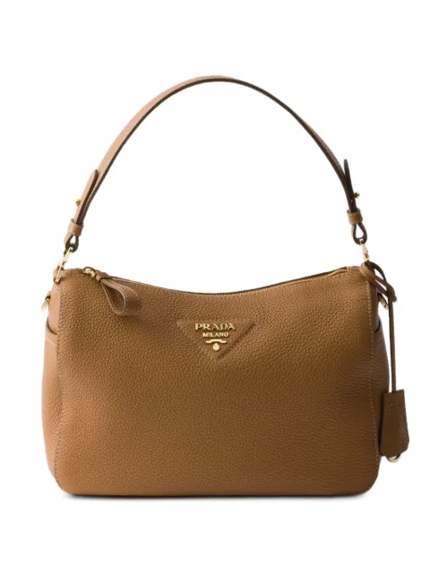 Prada medium leather shoulder bag