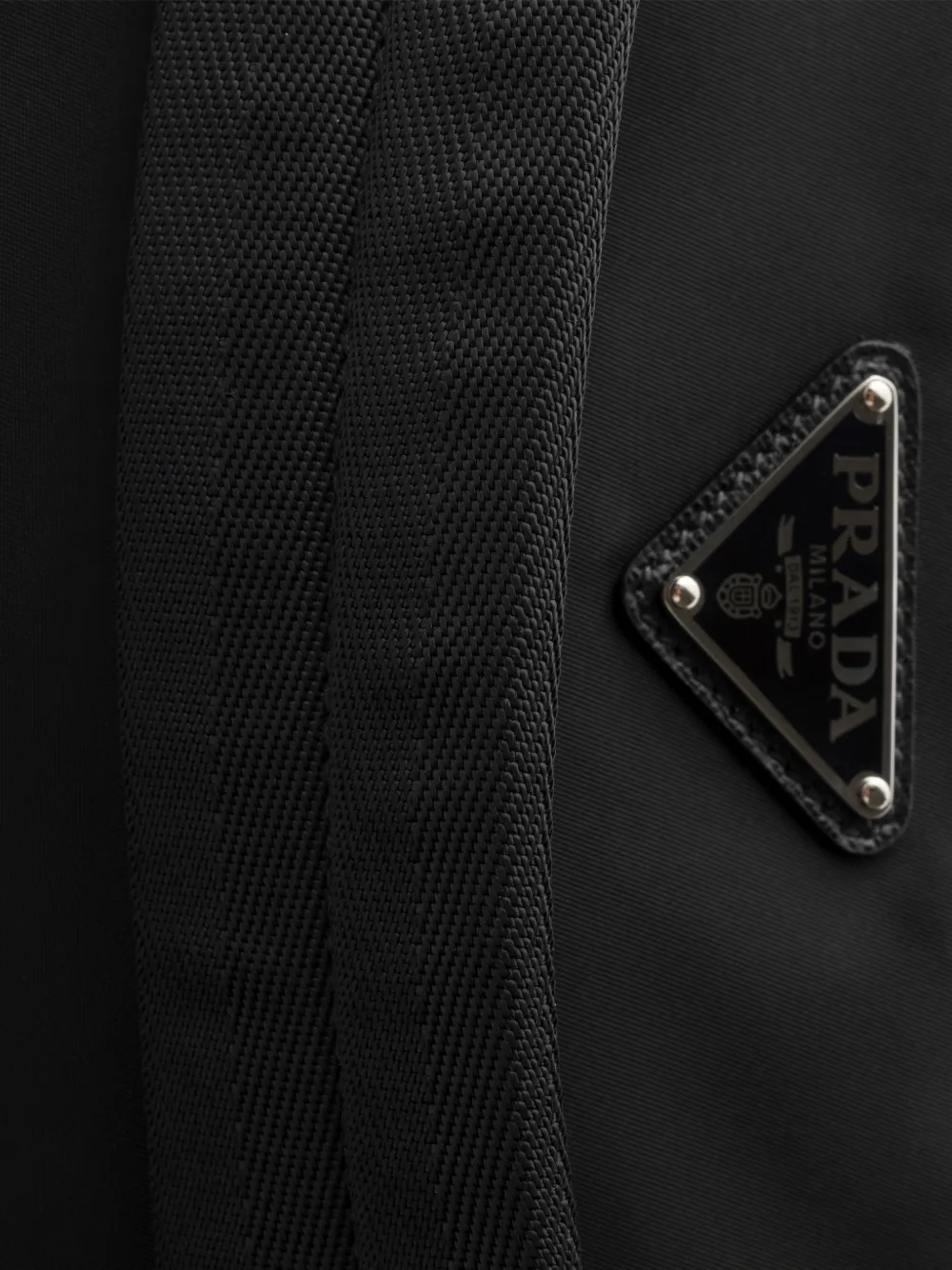 Prada Re-Nylon and Saffiano leren heuptas Zwart