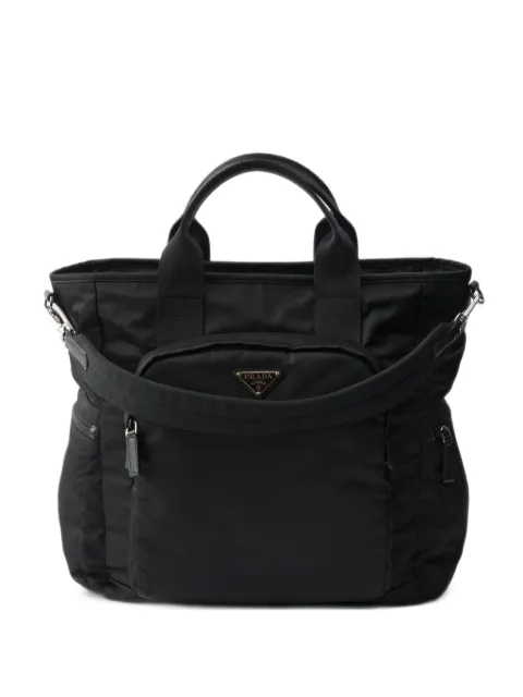 Prada Re-Nylon and Saffiano leather tote bag