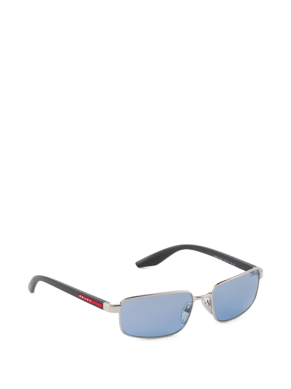 Prada Eyewear Linea Rossa zonnebril Zilver