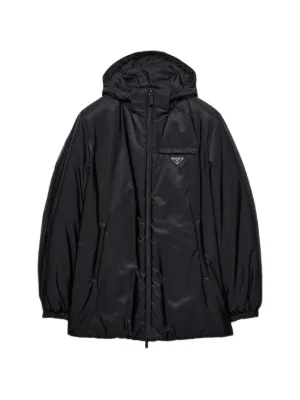 Prada フーデッド ジャケット | ブラック | FARFETCH JP