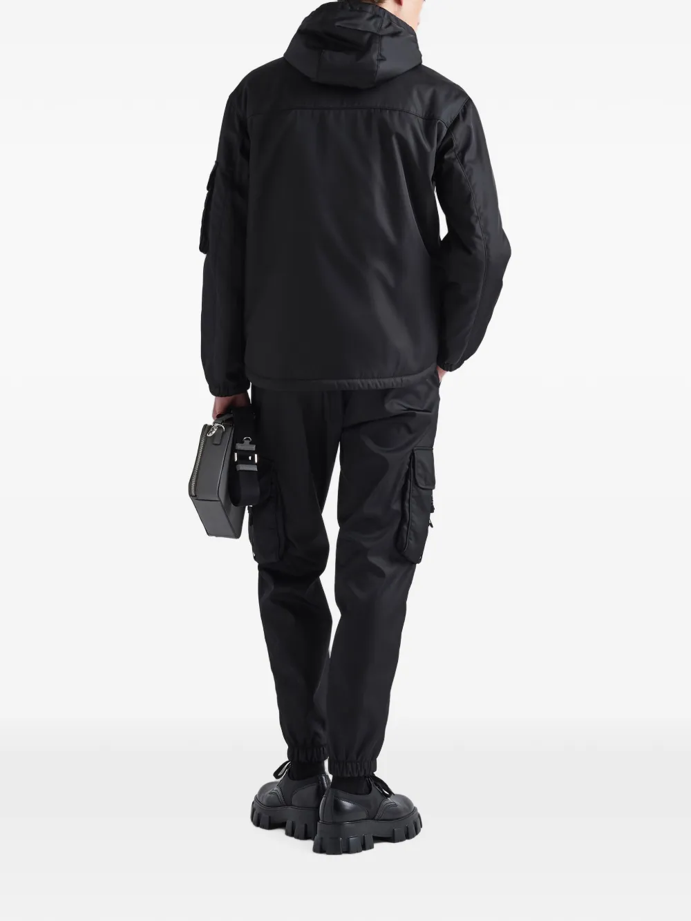 Prada Re-Nylon broek Zwart