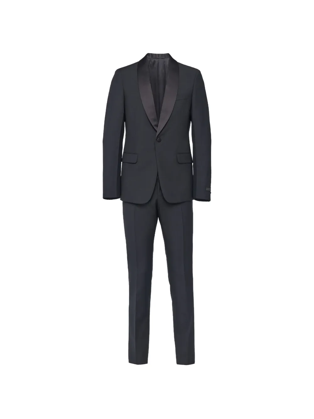 Prada single-breasted wool and mohair tuxedo