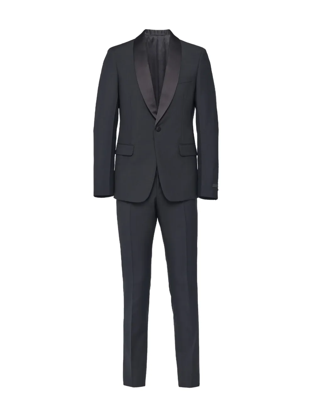 Prada single-breasted wool and mohair tuxedo