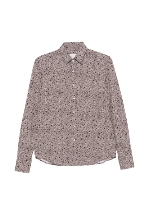Xacus geometric-print shirt