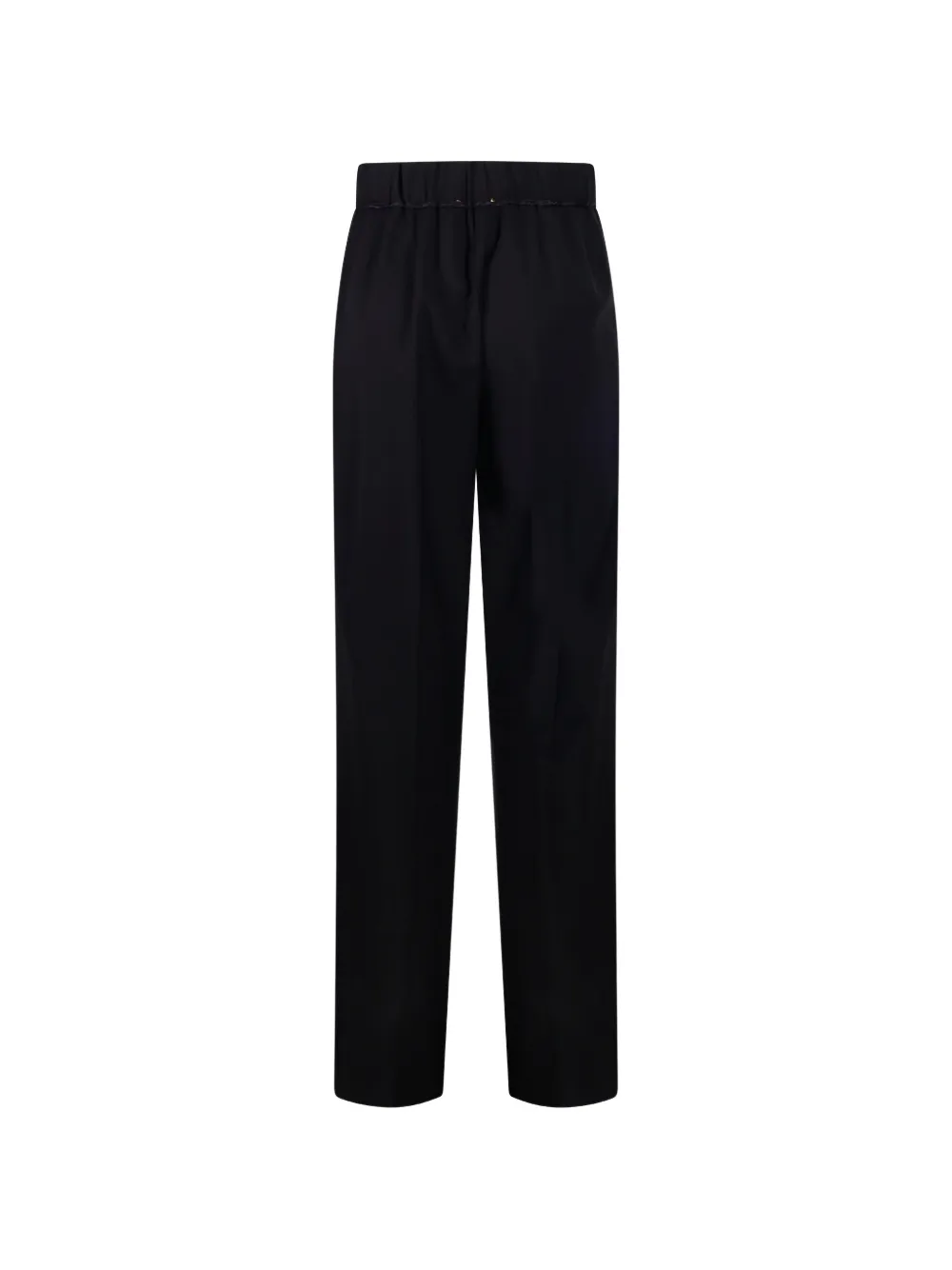 Forte pleated straight-leg trousers Zwart
