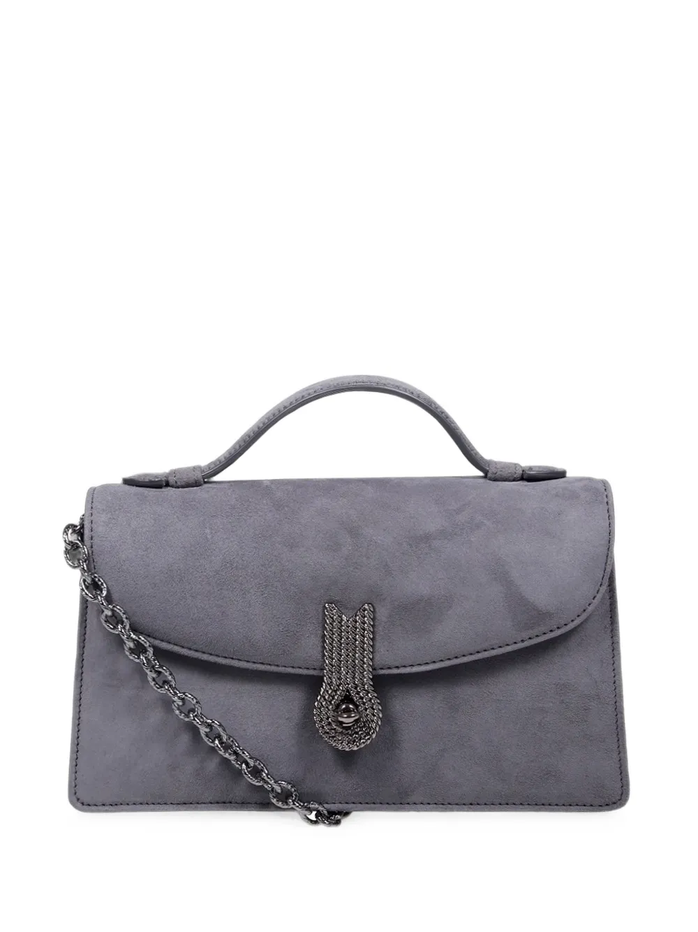 amato daniele Quenn Altrove suede-finish chain-link tote bag