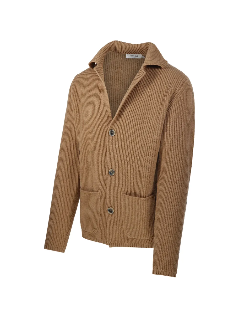 Altea ribbed-knit button-up cardigan Beige