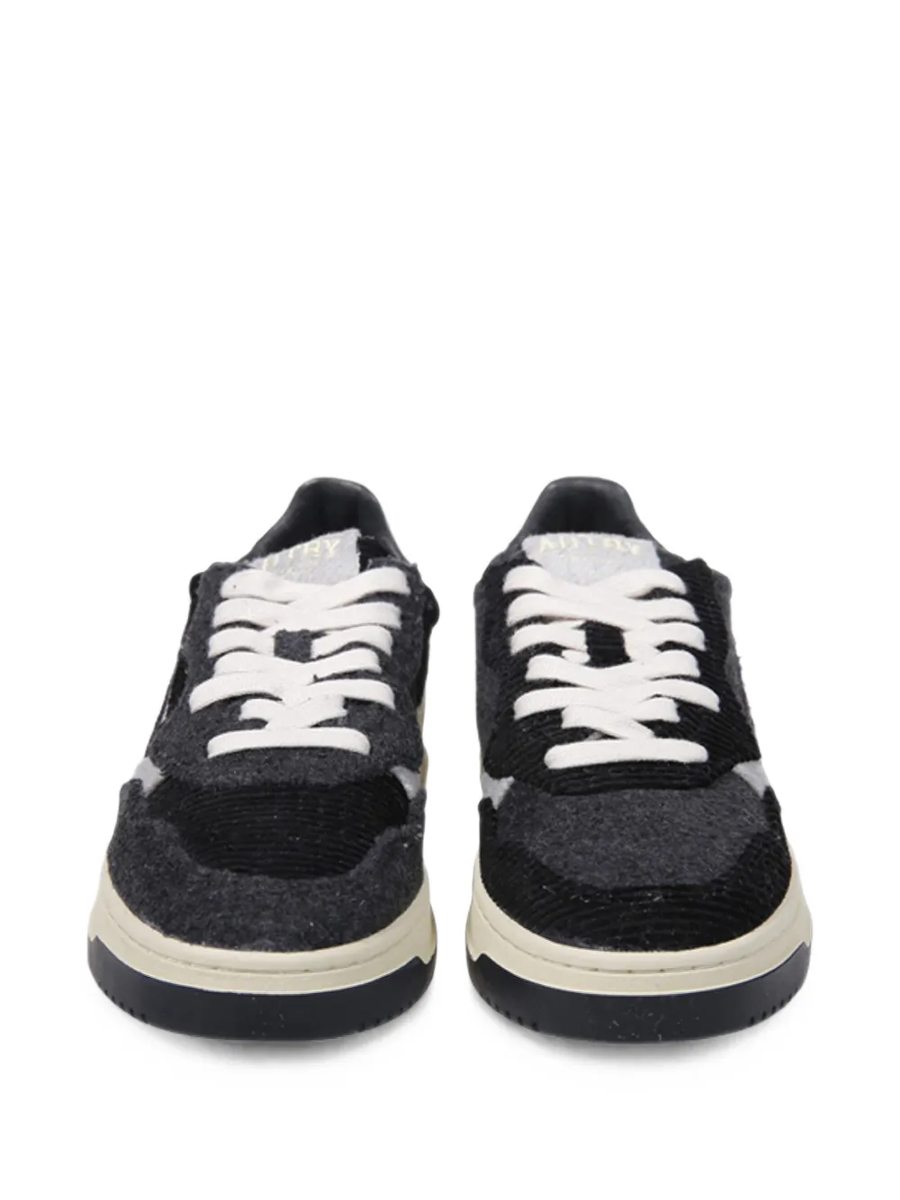 Autry corduroy panelled sneakers Zwart