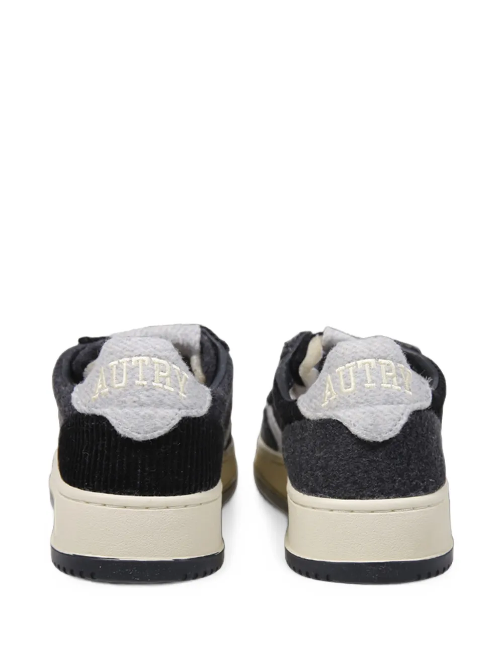 Autry corduroy panelled sneakers Zwart