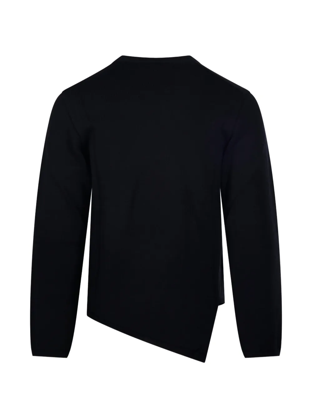 Comme Des Garçons Shirt asymmetric-hem sweater Zwart