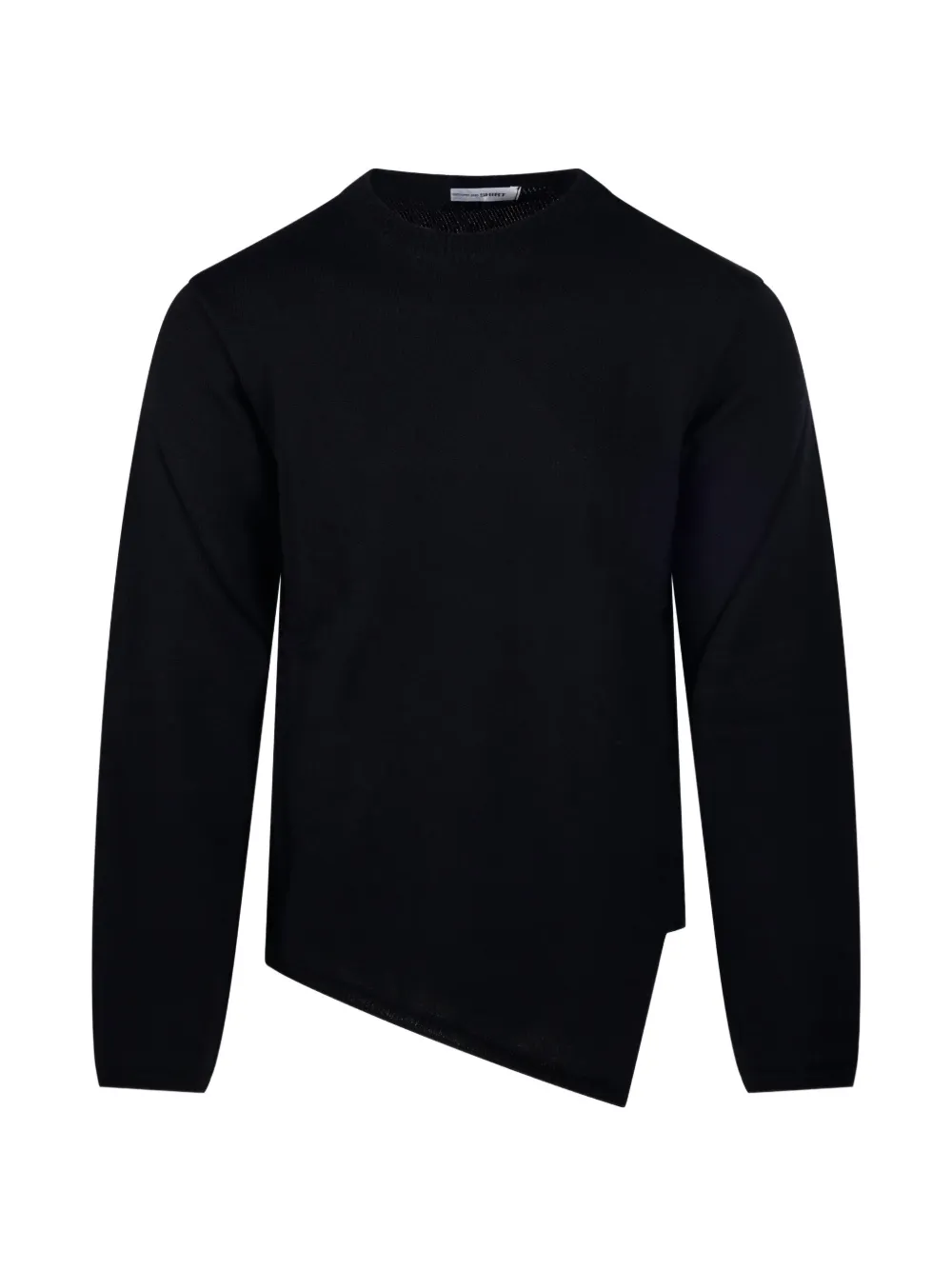 Comme Des Garçons Shirt pull à ourlet asymétrique - Noir Comme Des Garçons Shirt pull à ourlet asymétrique - Noir