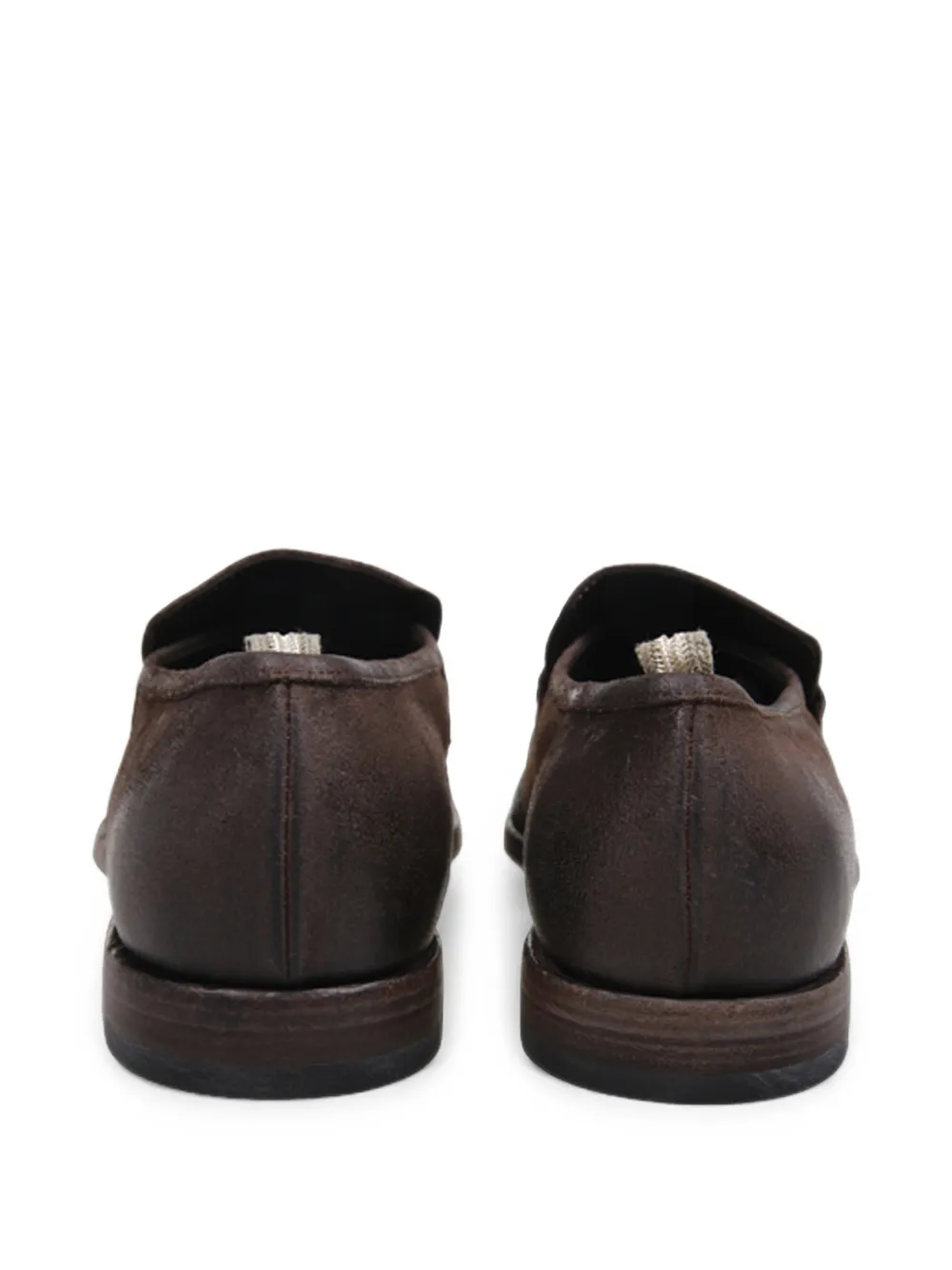 Officine Creative suede slip-on loafers Bruin
