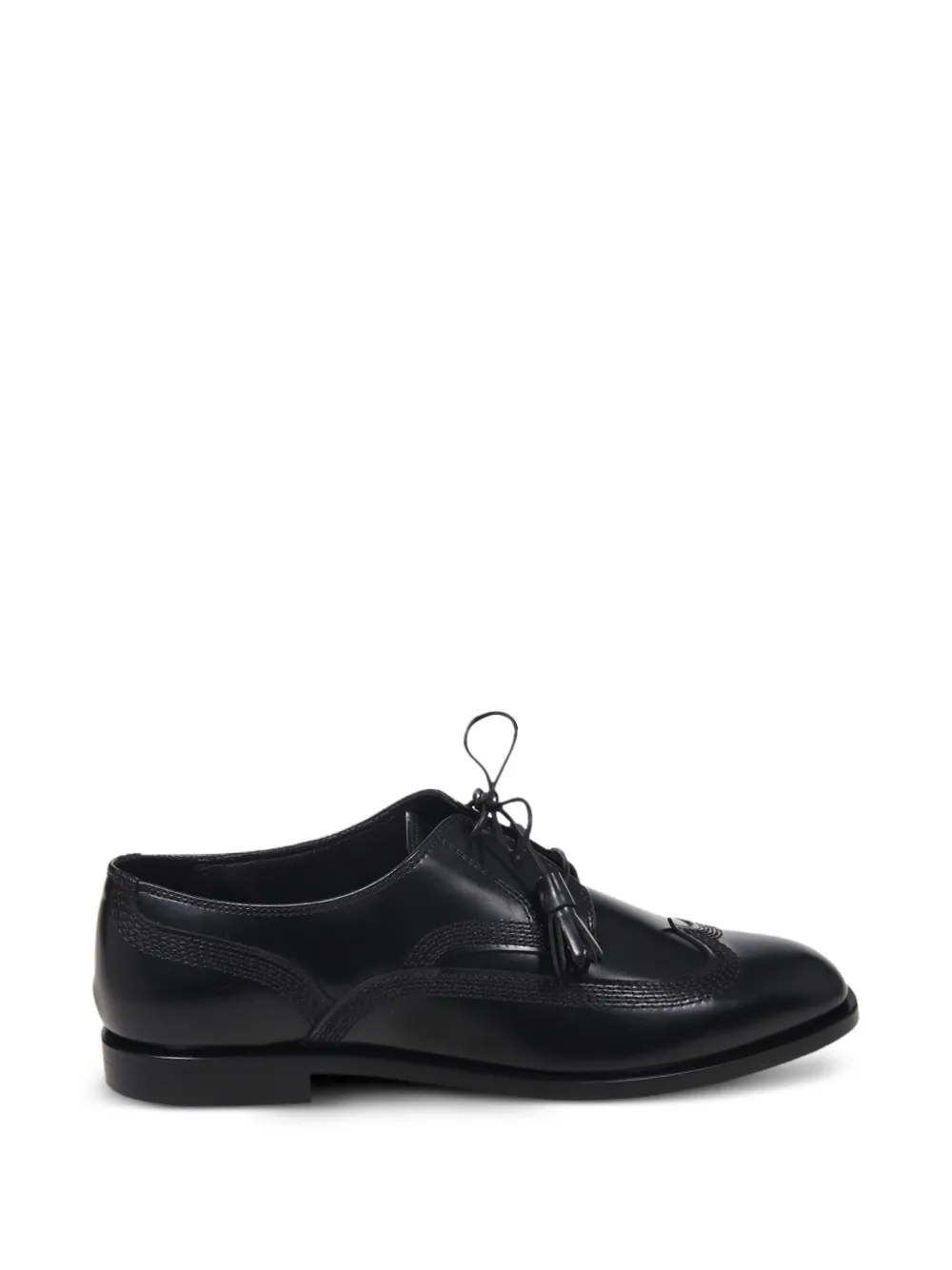 Ferragamo tassel-detail Derby shoes - Black