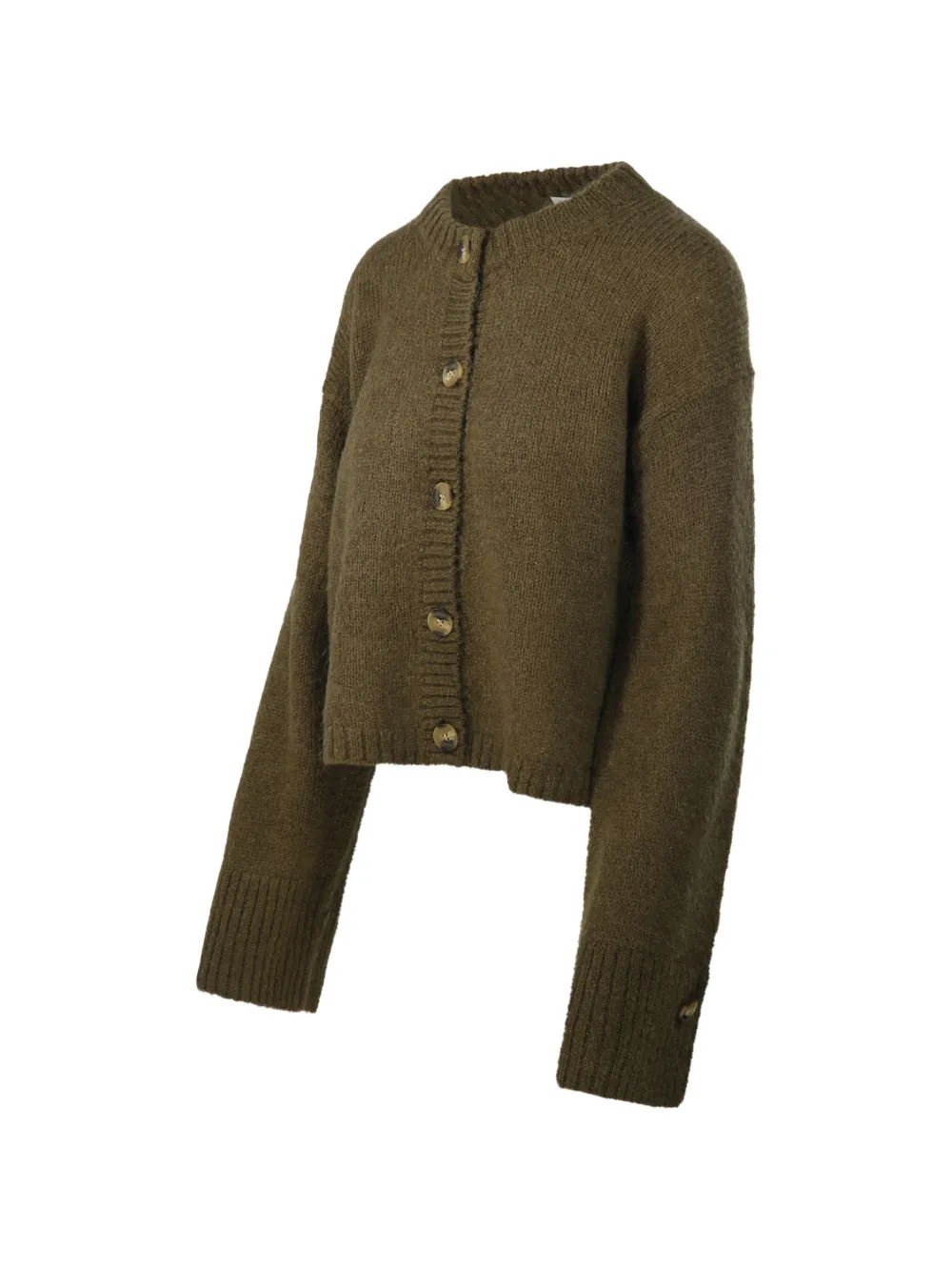 By Malene Birger Cierrou button-up knitted cardigan Groen