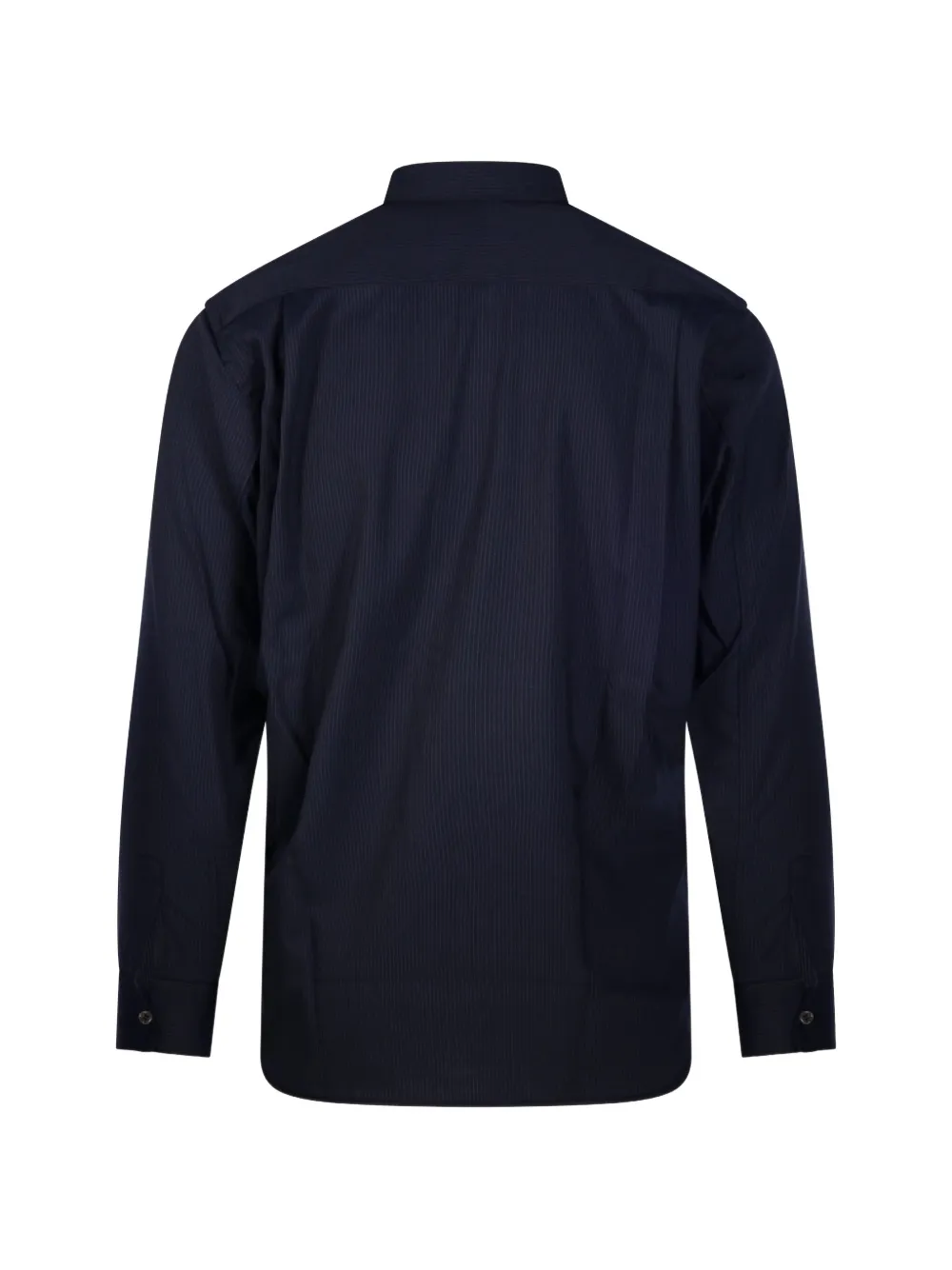 Comme Des Garçons Shirt pinstripe-pattern cotton shirt Blauw