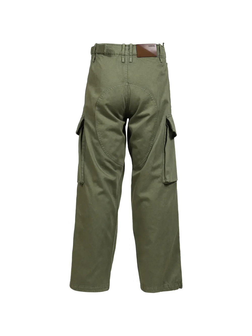LOEWE straight-leg cargo pants Groen