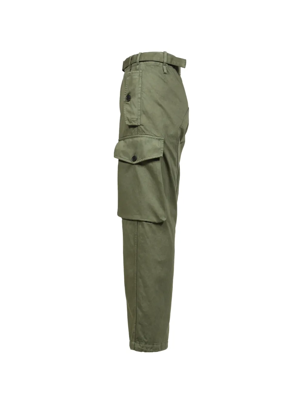 LOEWE straight-leg cargo pants Groen