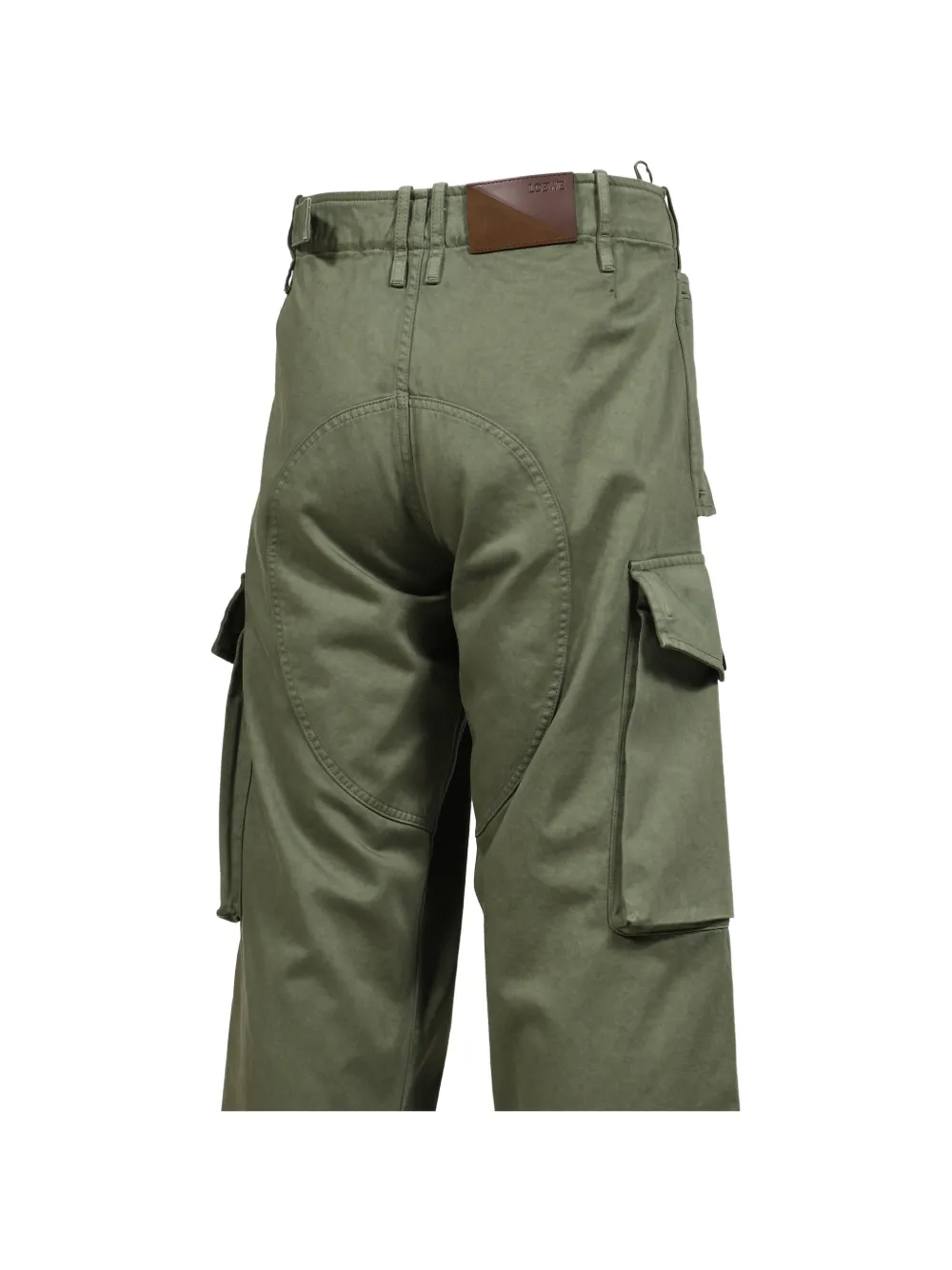LOEWE straight-leg cargo pants Groen