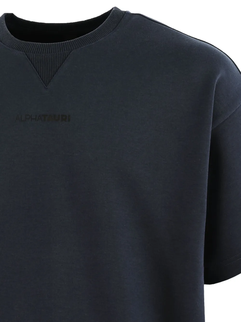 Alphatauri Jahev T-shirt met logo-print Blauw