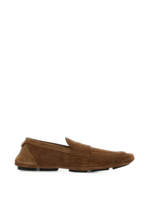 Dolce & Gabbana DG logo suede loafers