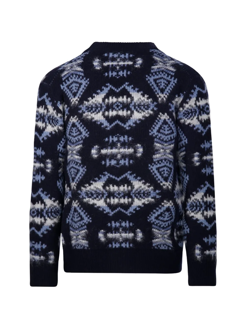 Altea Vest met geometrisch patroon Blauw