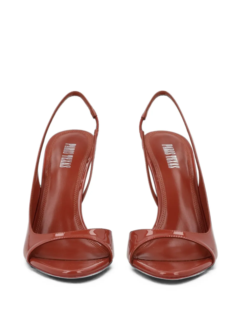 Paris Texas 105mm Lidia leather sandals Rood