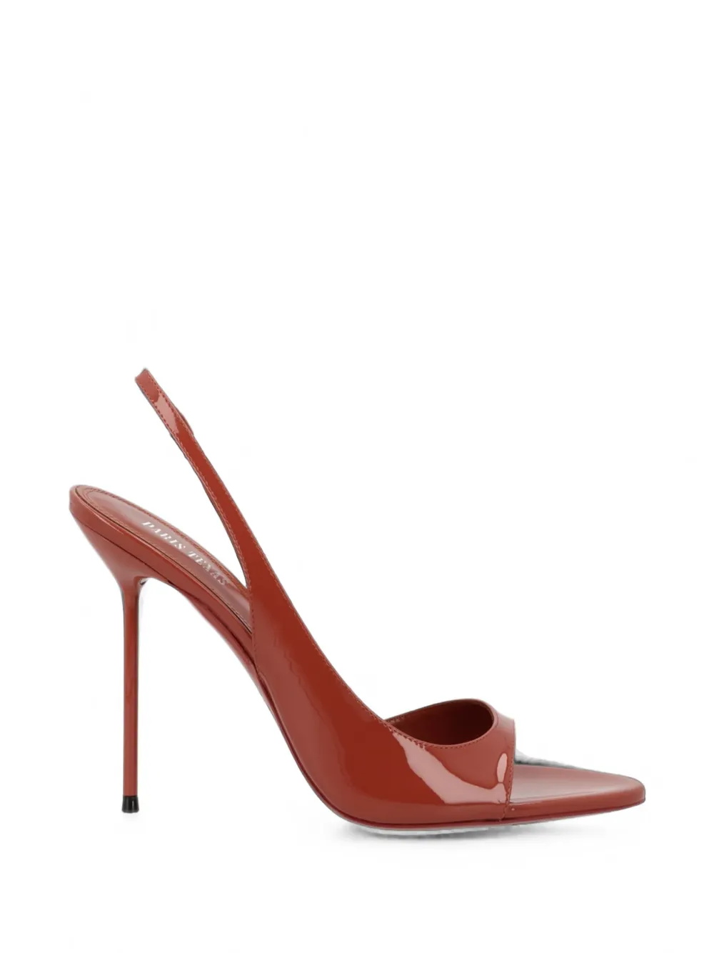Paris Texas 105mm Lidia Leather Sandals In Red