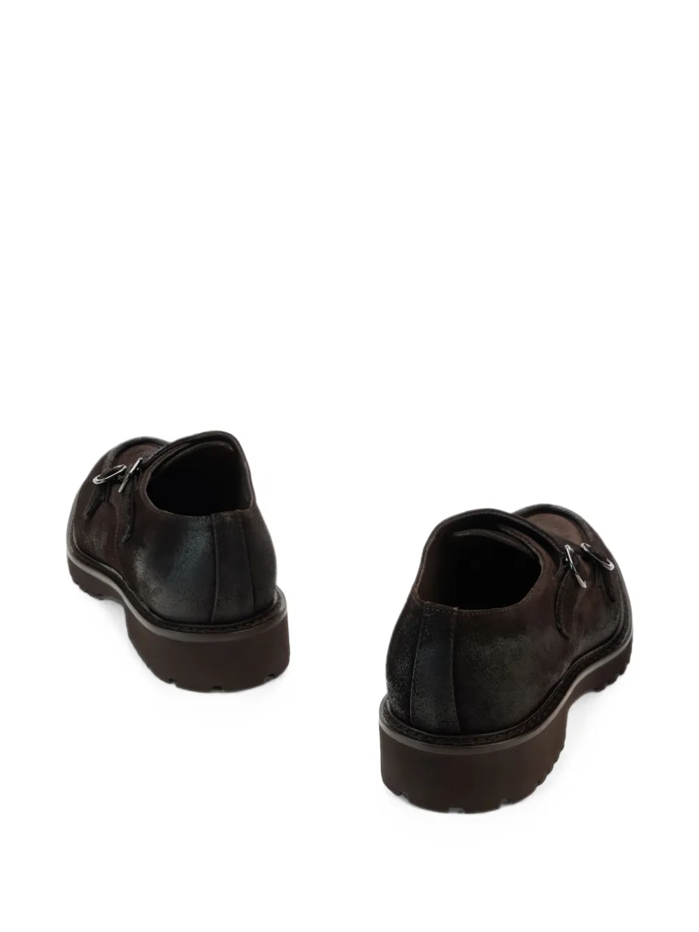 Doucal's Philadelphia double-strap buckle-fastening monk shoes Bruin