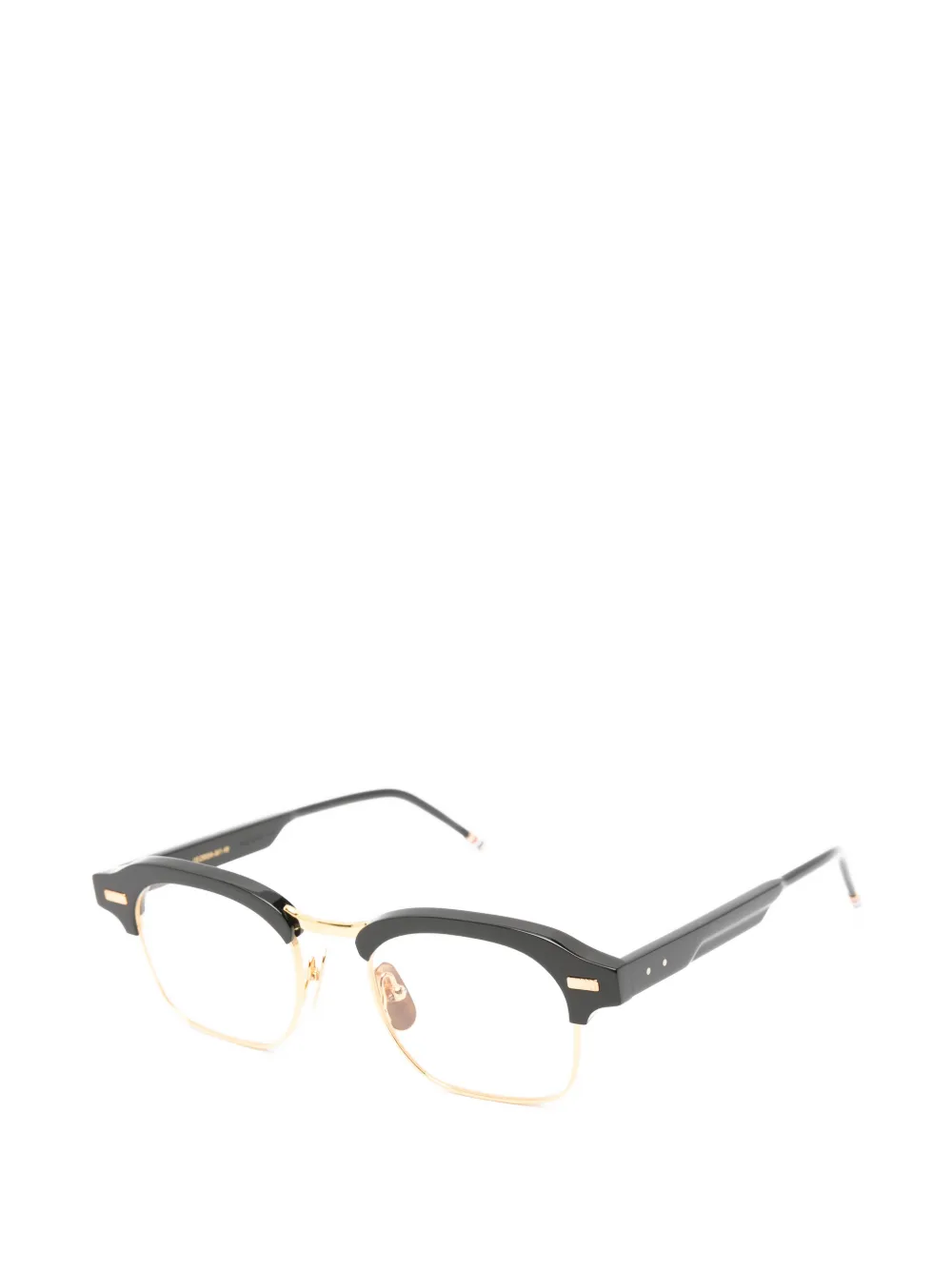 Thom Browne Eyewear square-frame sunglasses Zwart