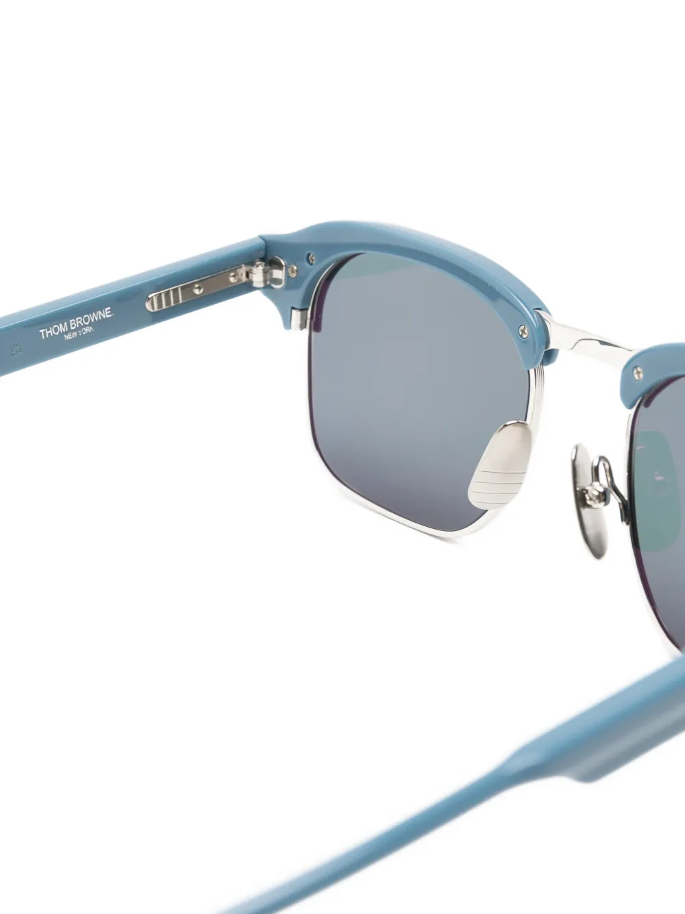 Thom Browne Eyewear square-frame sunglasses Blauw
