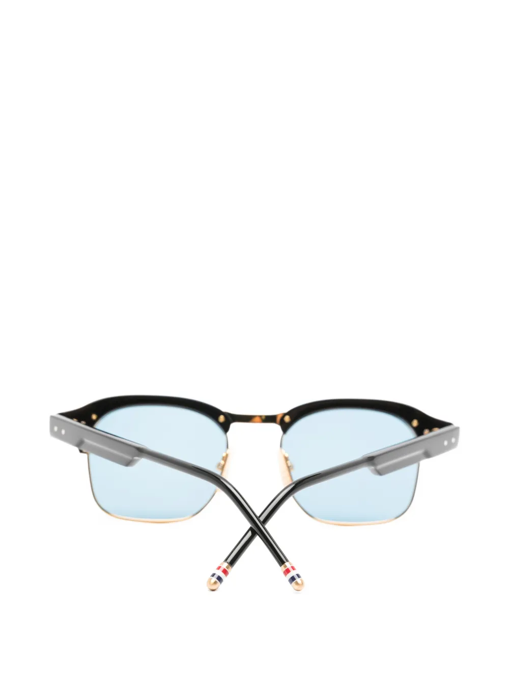 Thom Browne Eyewear square-frame sunglasses Zwart