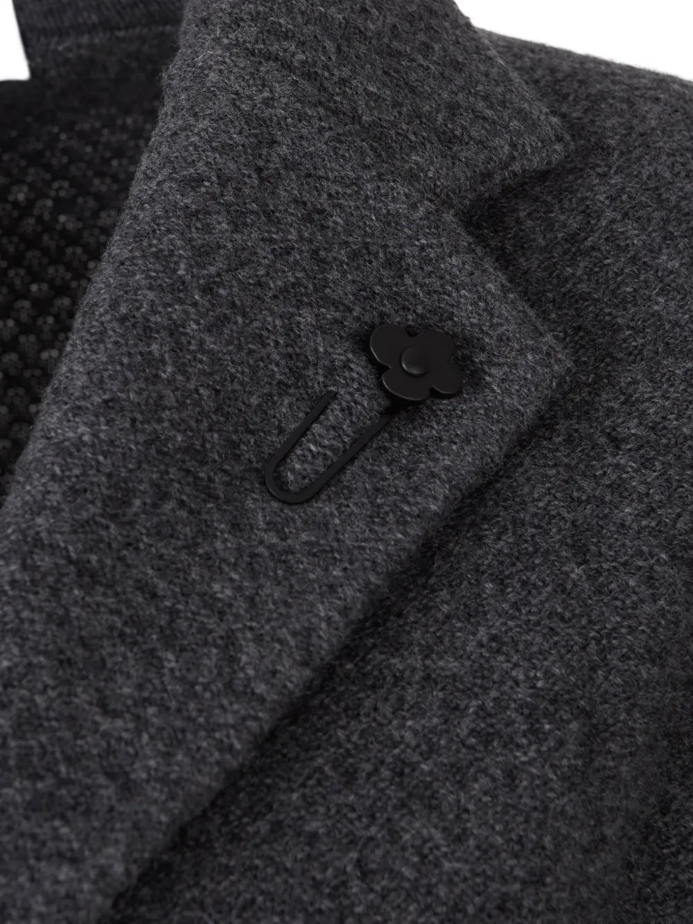 Lardini Blazer met enkele rij knopen Grijs