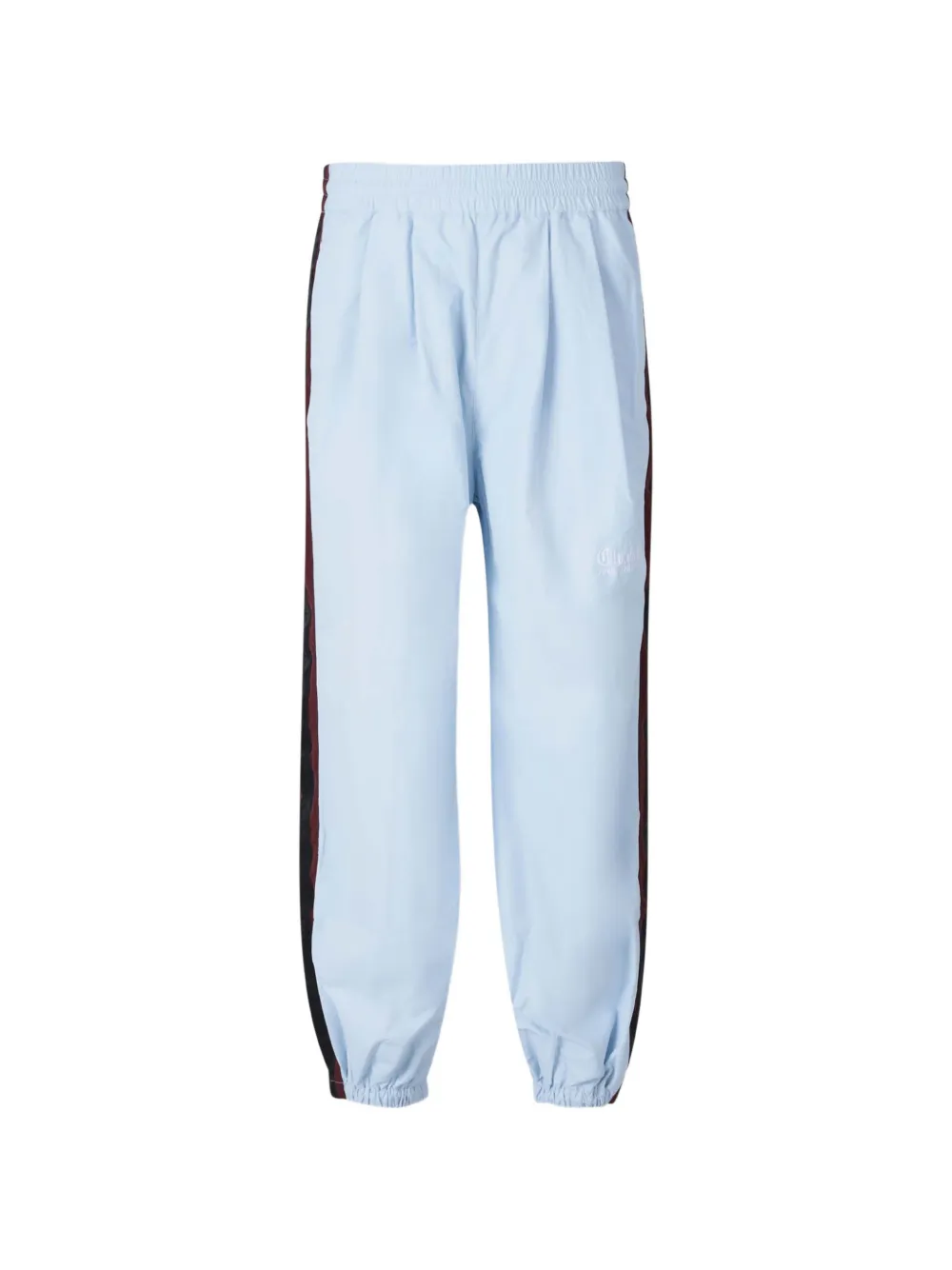 Willy Chavarria logo-embroidered side-stripe track pants - Blau