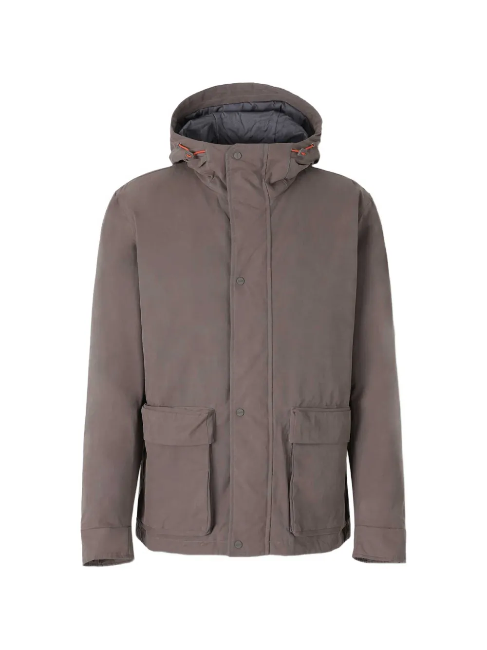 Herno hooded flap-pocket jacket - Grigio
