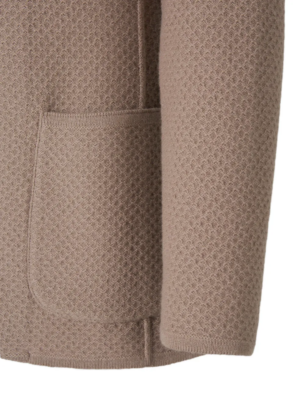 Lardini textured single-breasted blazer Bruin
