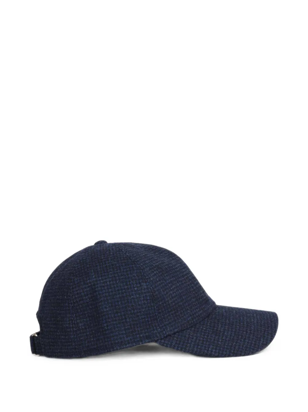 Borsalino Hiker houndstooth wool baseball cap Blauw