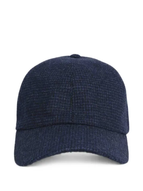 Borsalino Hiker houndstooth wool baseball cap
