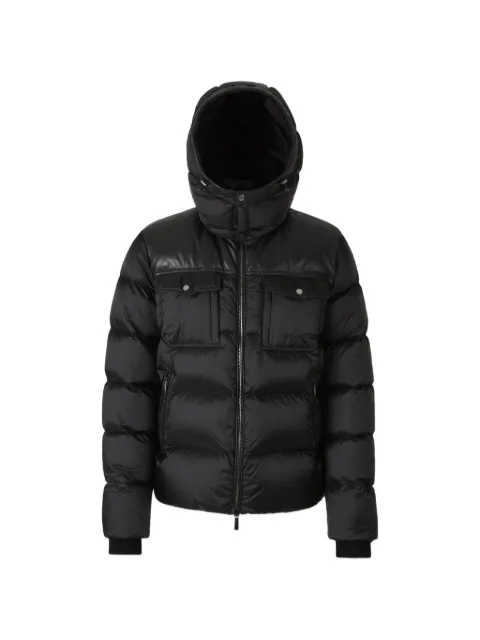 Moorer quilted-hooded padded jacket