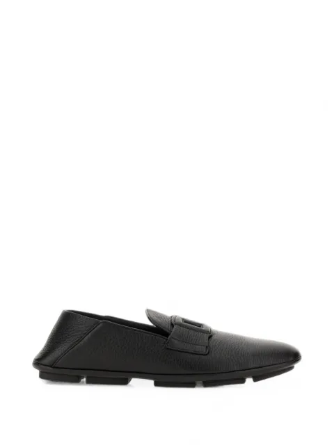 Dolce & Gabbana Driver logo-plaque leather loafers