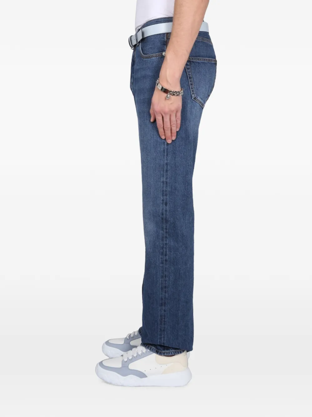 Alexander McQueen five-pocket jeans Blauw