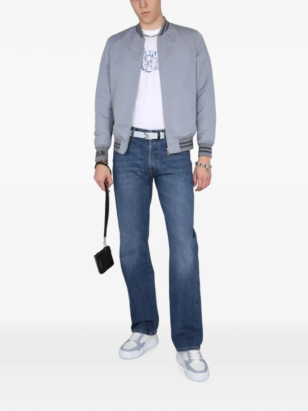 Alexander McQueen five-pocket jeans Blauw