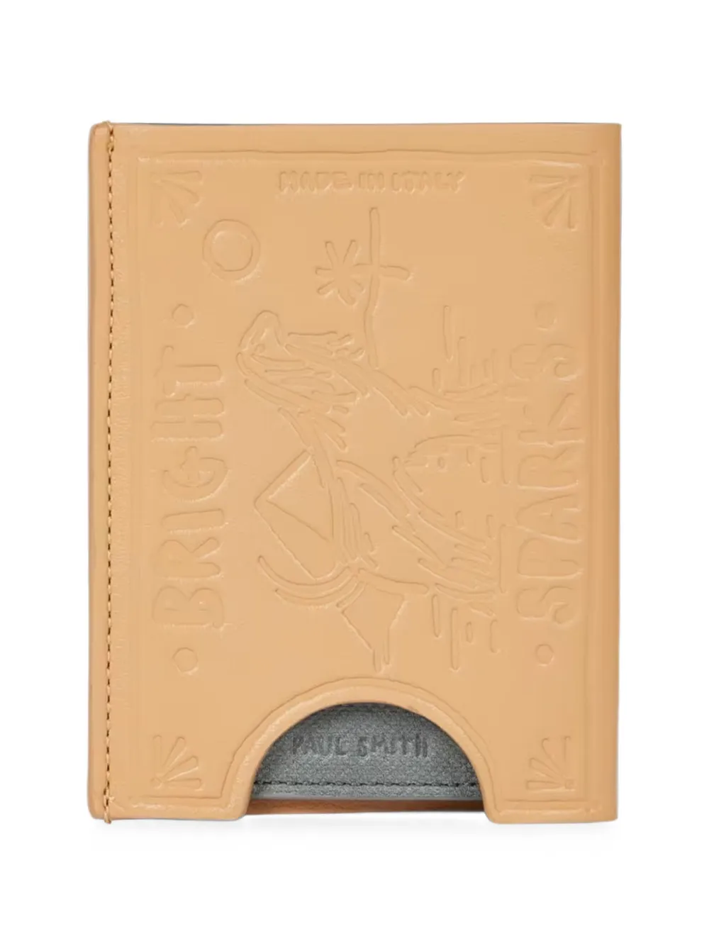 Paul Smith beige leather Match Box card holder